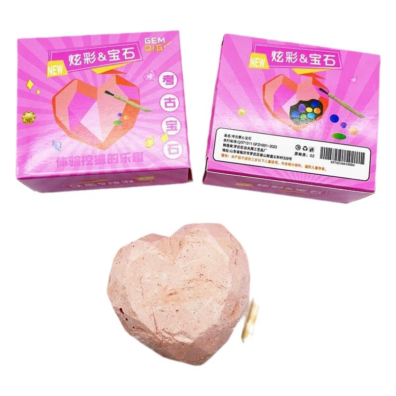 Археологическая добыча драгоценный камень креативные детские развивающие игрушки ручной работы DIY драгоценный камень копание сокровищ Охота Коллекция игрушек оптом