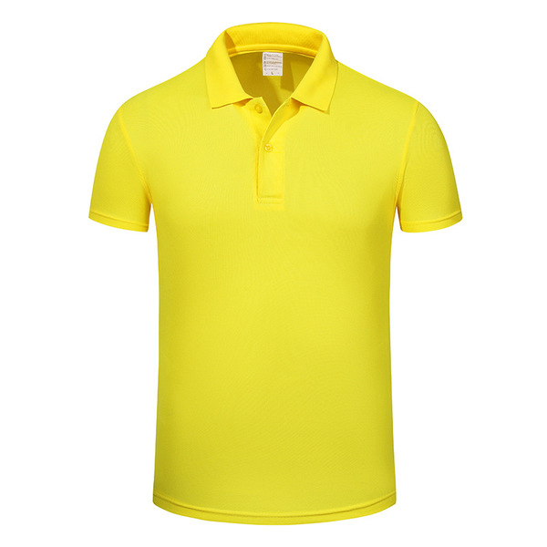 Solid color breathable classic polo for work