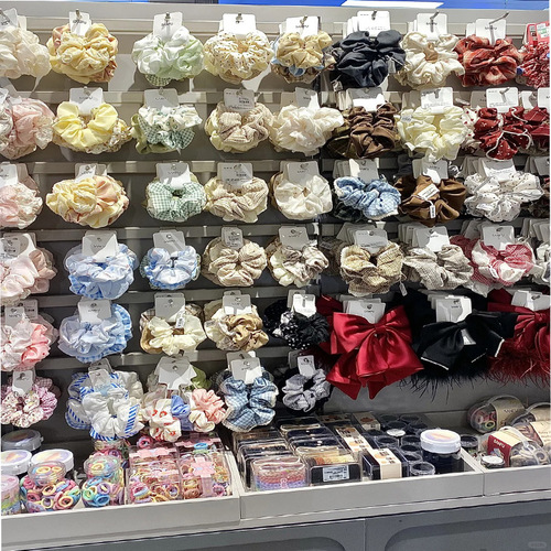 Spring and Summer Fresh Lace Large Intestine Hair Tie for Women 2025 New Style Hairpin Rubber Band High-end and Durable Hair Flower Hairband