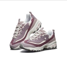 2025新款S标斯思凯奇女鞋黑白熊猫鞋经典休闲百搭增高运动老爹鞋