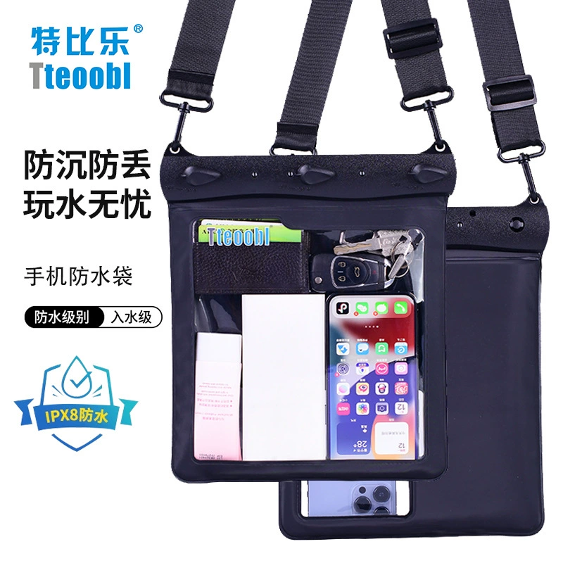 Трансграничная водонепроницаемая сумка для мобильного телефона водолазная сумка на одно плечо водонепроницаемая сумка для мобильного телефона водонепроницаемая сумка для большого водонепроницаемого погружения
