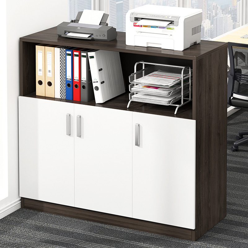Gabinete de archivo de oficina Gabinete de archivo gabinete de almacenamiento simple armario multifunción gabinete de partición de madera