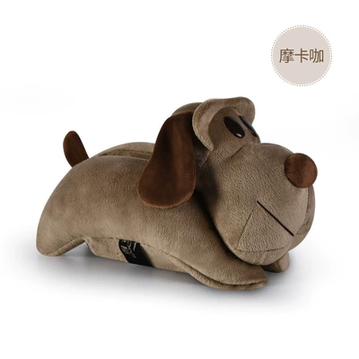 Creative Car Tissue Box Cute Puppy Car Armrest Box Paper Box Hanging Cartoon Car Interior Supplies (Car tissue box/set) - nb-561kt-mocha-cafe