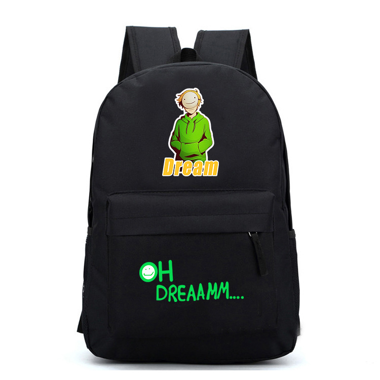 dream游戏周边书包小学生男女背包电脑包中生双肩卡通中学包