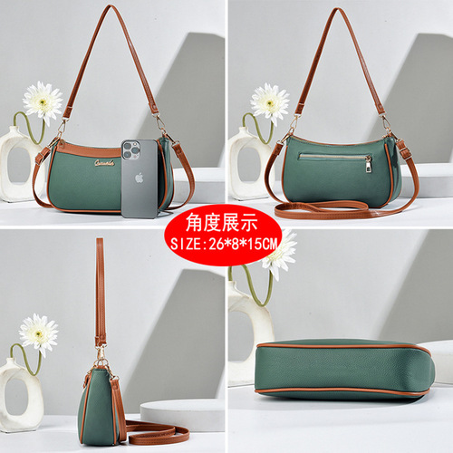 Ladies' Single-shoulder Underarm Crossbody Bag with Exquisite Texture,  New Model, Fashionable Bags from Guangzhou Lisheng for Women