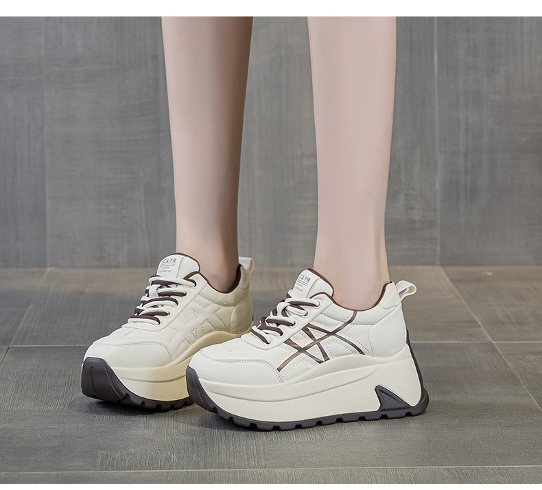 Giày sneaker nữ đế dày chunky phong cách bánh mì tăng chiều cao — M2971-1 màu mơ nhân nhung, M2971 Đỏ Một Lớp, M2971 Đen Một Lớp, M2971 màu mơ, một lớp lót chi tiết 25
