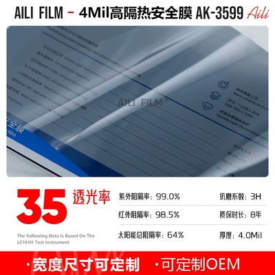 Ultra-Thick Glass Film, Nano Ceramic | Automotive Film - 152m-x-15m-ak-3599