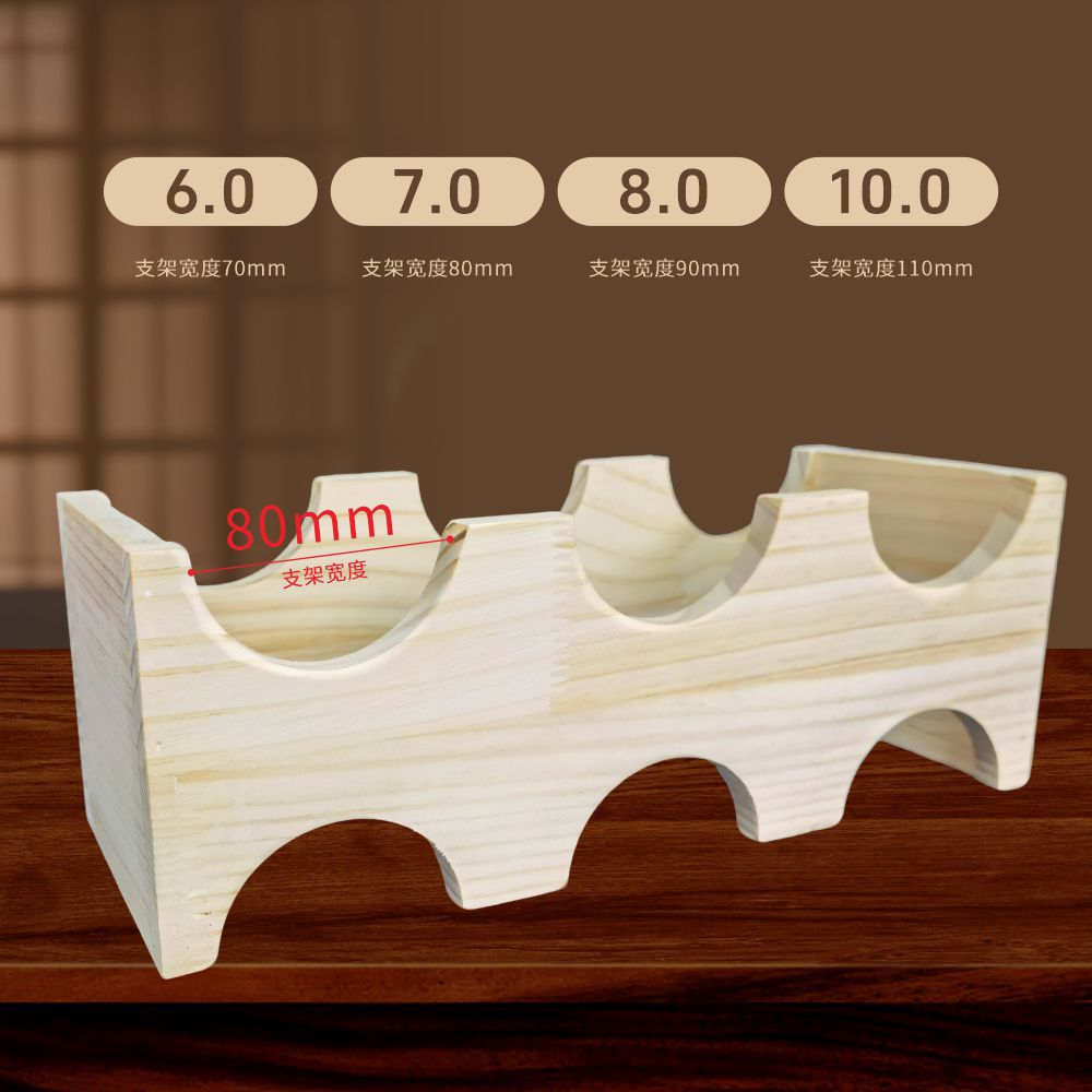 Solid Wood Moxa Stick Holder Stand 3-Slot Thunder Fire Moxibustion Rack Home Moxa Tool specifications
