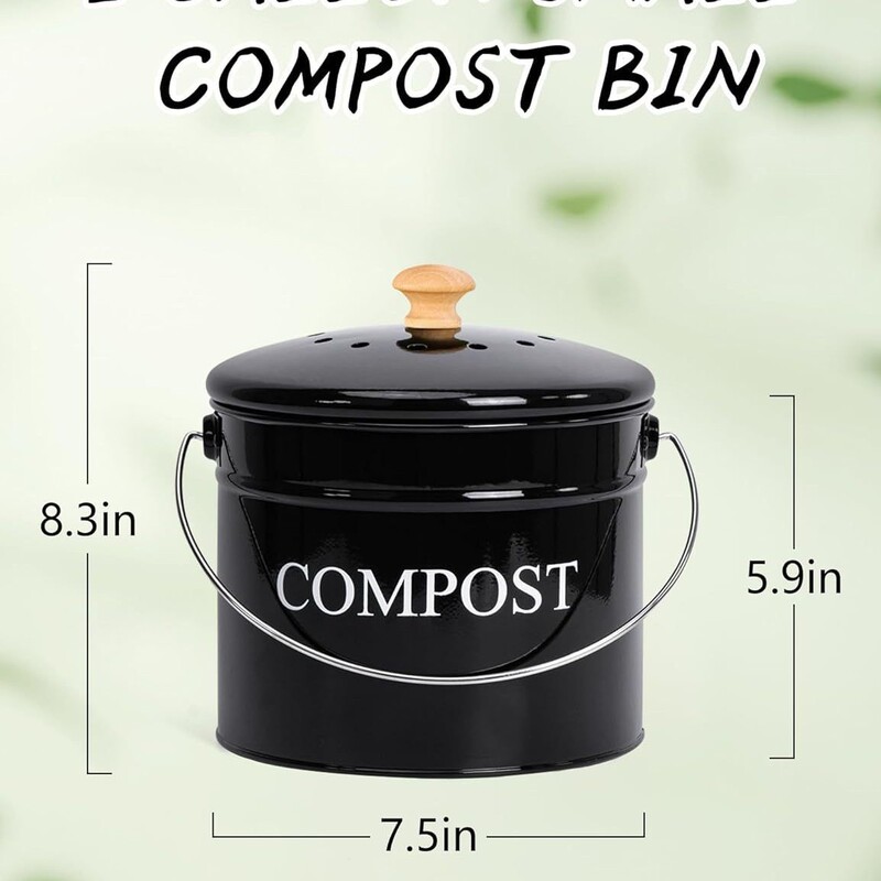 Source factory kitchen waste bin fermentation barrel American country retro Amazon compost compost barrel barrel