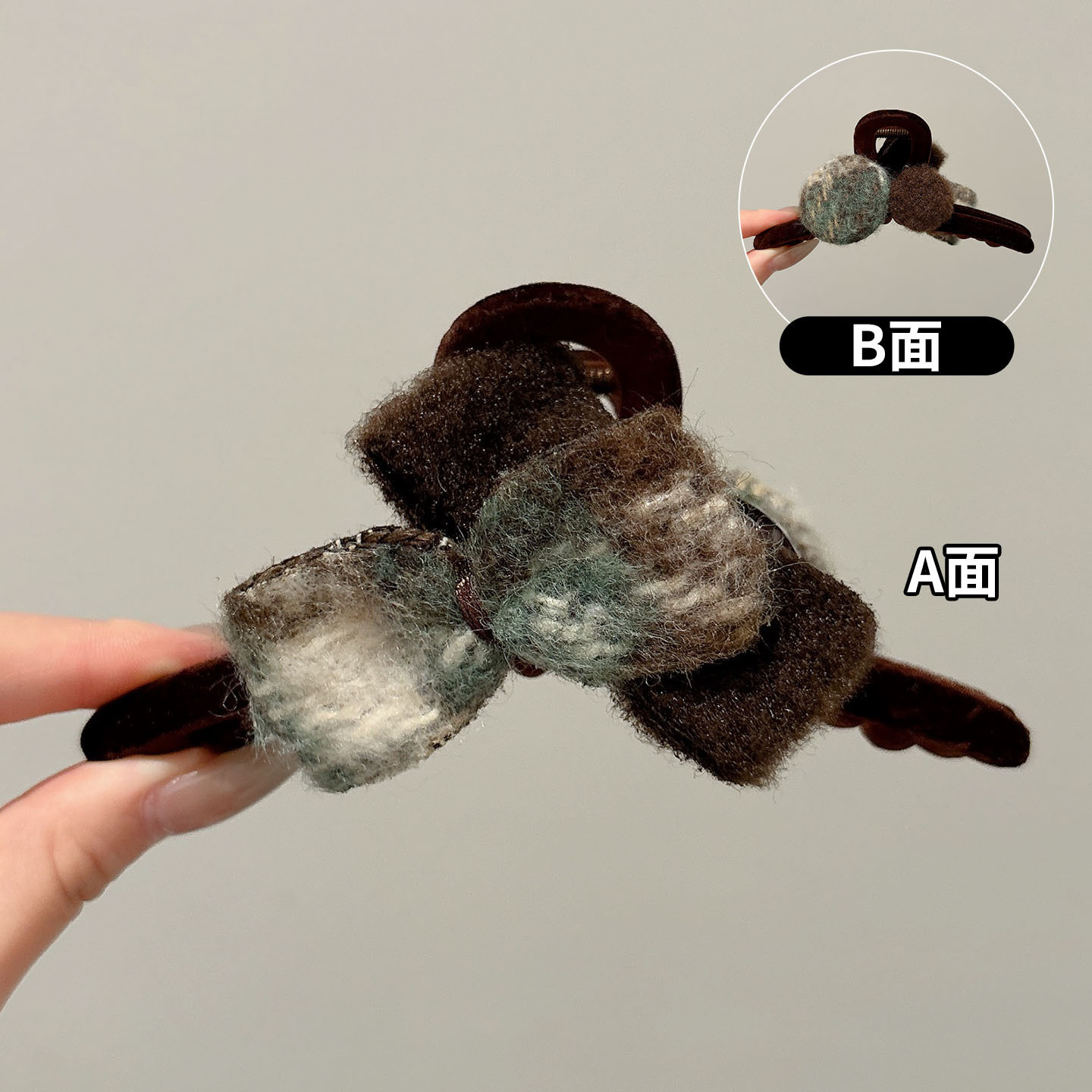 Clip grande para el cabello, pinza elegante para mujeres con cabello grueso