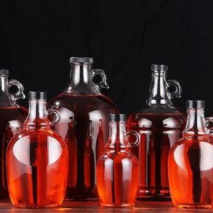Soaking Wine Bottle Wine Green Plum Bayberry Home-Brewing Container Red Wine Bottle Sealed Glass Wine Bottle Safe Zero Capacity