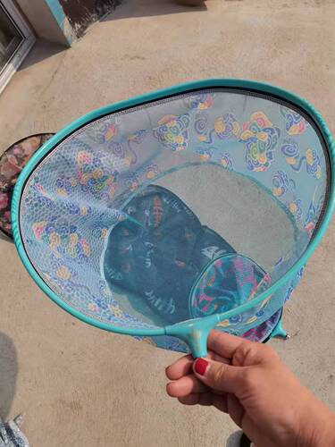 Wholesale aluminum alloy fishing net head, anti-hook quick-drying net bag, removable dense eye fishing net head, fishing net