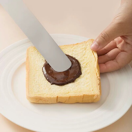 Cake spatula cream spatula oil brush food grade baking tools set shovel stainless steel kitchen scraper knife three-piece set