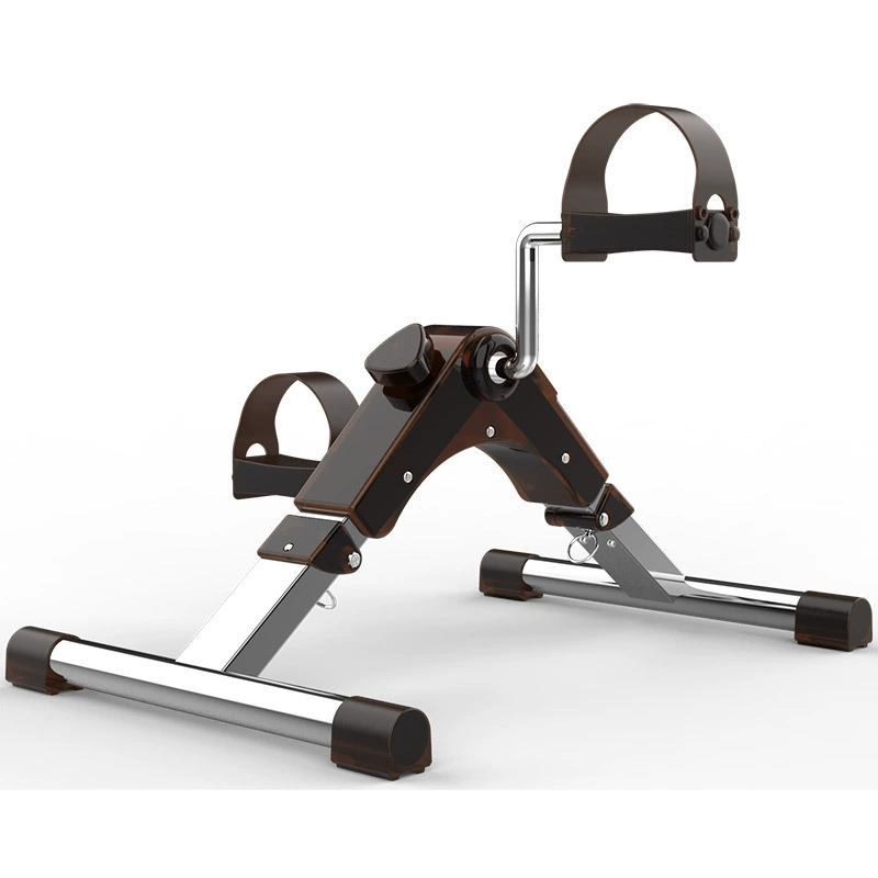 Складной с дисплеем мини-велотренажер для ног