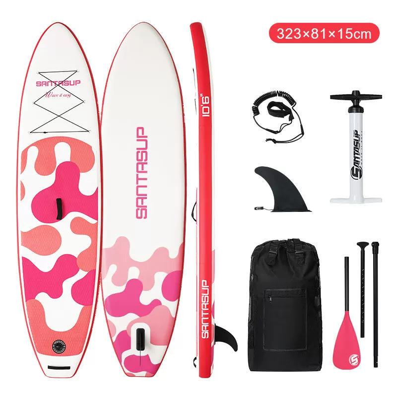 Inflatable stand‑up paddle board (Favorite) — thickened racing SUP, multiple designs, some sets include accessories