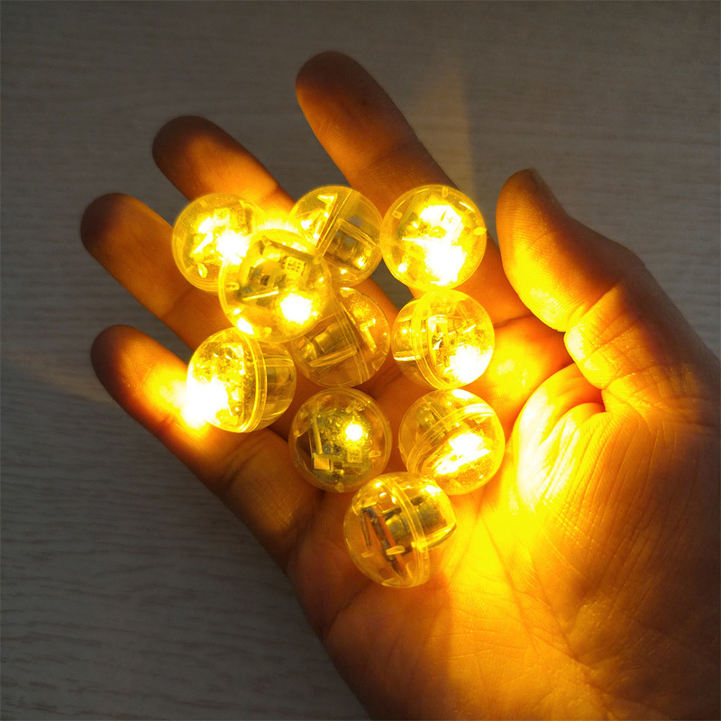 Led Yellow Vibrating Flashing Ball Light, Golden Yellow Flashing Light, Warm Color Vibrating Flashing Ball, Vibrating Warm Light Flashing Light