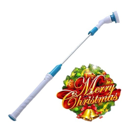 Turbo Scrub inalámbrico recargable eléctrico cepillo de limpieza mango largo giratorio automático telescópico impermeable cepillo de limpieza