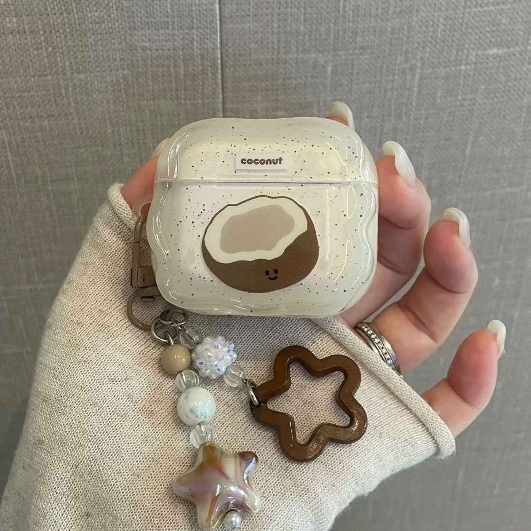 Coco de tinta coreana para airpods 4 generación y 5 generación de estuche de protección Bluetooth airpodspro3 / 2 auriculares