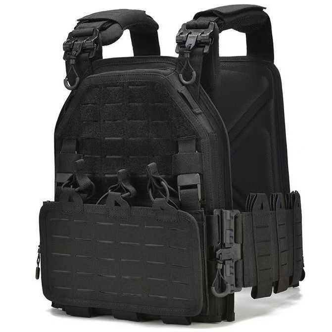 Chaleco táctico multifuncional nuevo conjunto de desmontaje rápido de camuflaje 6094 chaleco entrenamiento al aire libre CS militar fan equipo de campo image 2
