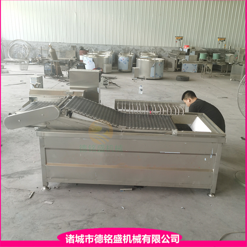 上浆挂糊类调理品油炸机 黄金带鱼段油炸流水线 小酥肉油炸机