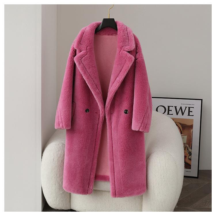 2026 New Teddy Coat, Mid-Length Shearling Fur Coat, Particle Lamb Fur, Young Women's Winter Wear 2026 New Teddy Coat, Mid-Length Shearling Fur Coat, Particle Lamb Fur, Young Women's Winter Wear
