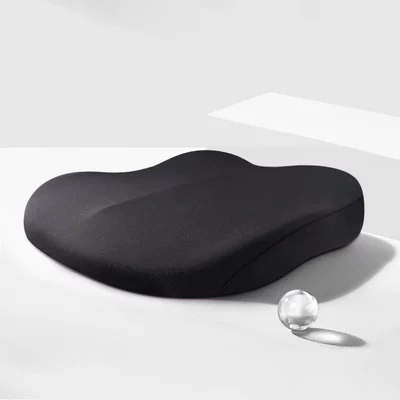 Cross-Border Wholesale Four-Season Universal Car Seat Cushion for Women, Small Seat Cushion for Drivers, Height-Increasing Cushion for Long Hours of Driving (Seat cushion, seat cover) - tl-c-heightening-pad-black-increases-height-by-6-9cm