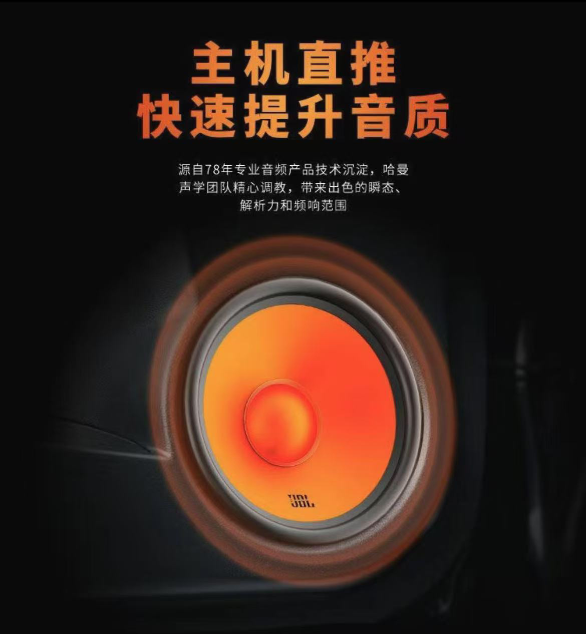 Jbl Car Audio Stage1 62F Car-Mounted 6.5-Inch Two-Way Speaker Set for Modification and Upgrade