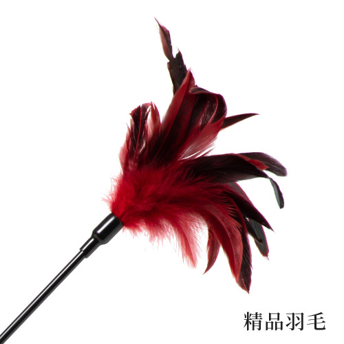 sm sexy feather long shot couple flirting slap love whip alternative sex training toy adult supplies SP