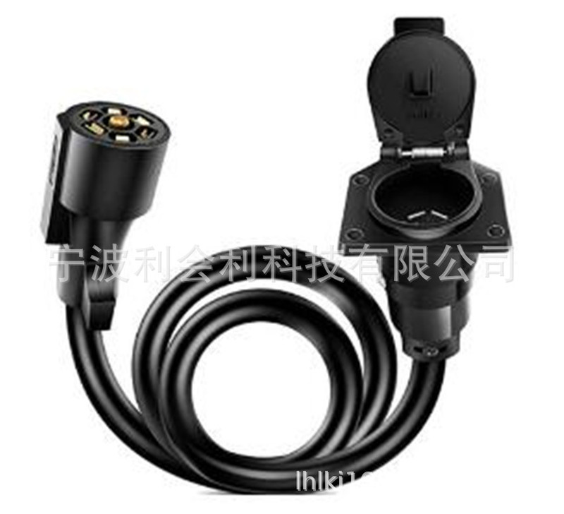 7 core trailer male and female power cord trailer plug cord Trailer connector RV plug adapter plug cord 7 core trailer male and female power cord trailer plug cord Trailer connector RV plug adapter plug cord