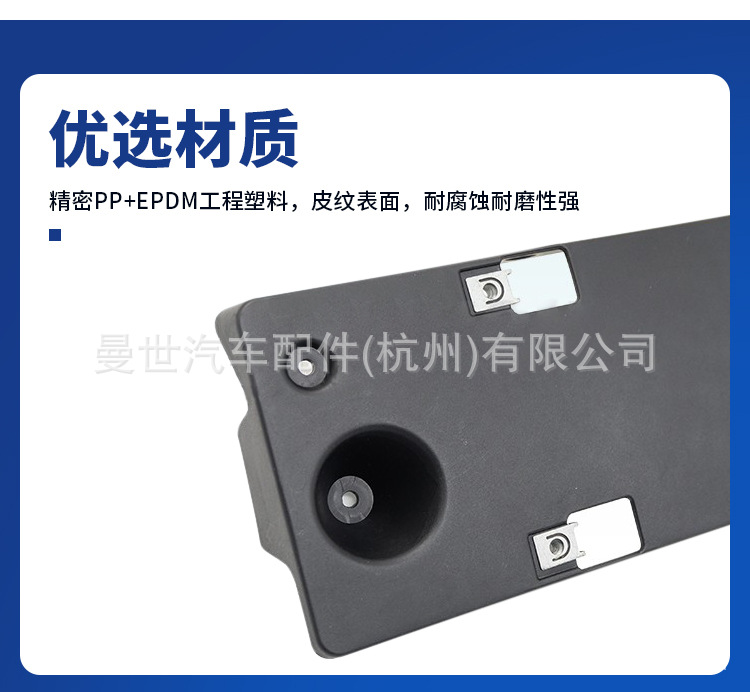 Manshi is suitable for Mercedes-Benz GLC license plate holder GLC200L/260L/300L license plate bracket X253 plastic license plate base