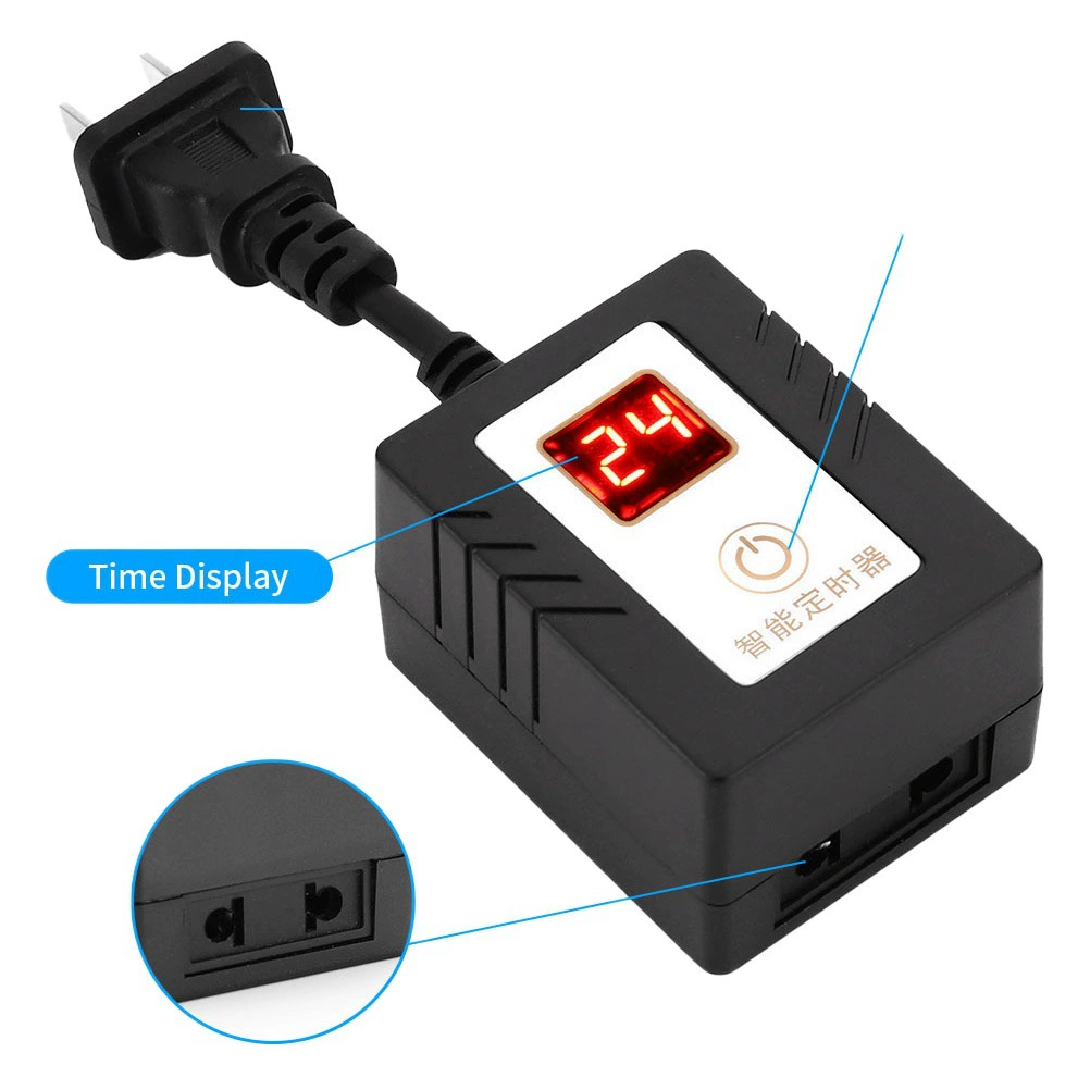 Интеллектуальный штепсельный штекер таймер аквариум светильник кислородный насос бактерицидный переключатель времени для автоматического цикла