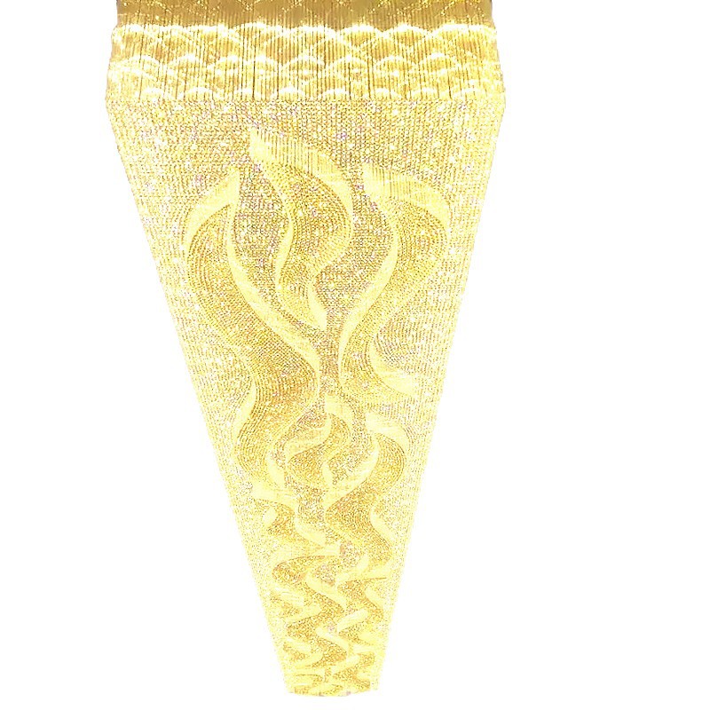 ホテルロビーのクリスタルランプ、長方形の天井照明、宴会場、エンジニアリング営業部、宝石店、別荘のシャンデリア