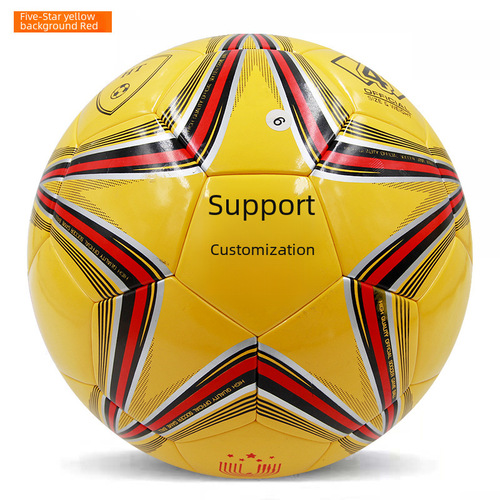 Factory Wholesale UEFA Football PU Adhesive Train Skin 4# 5# Worldstar Children's Primary and Secondary School Premier League Football