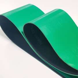 绿色直条纹花纹带，耐油，优越摩擦力优越-进口带型