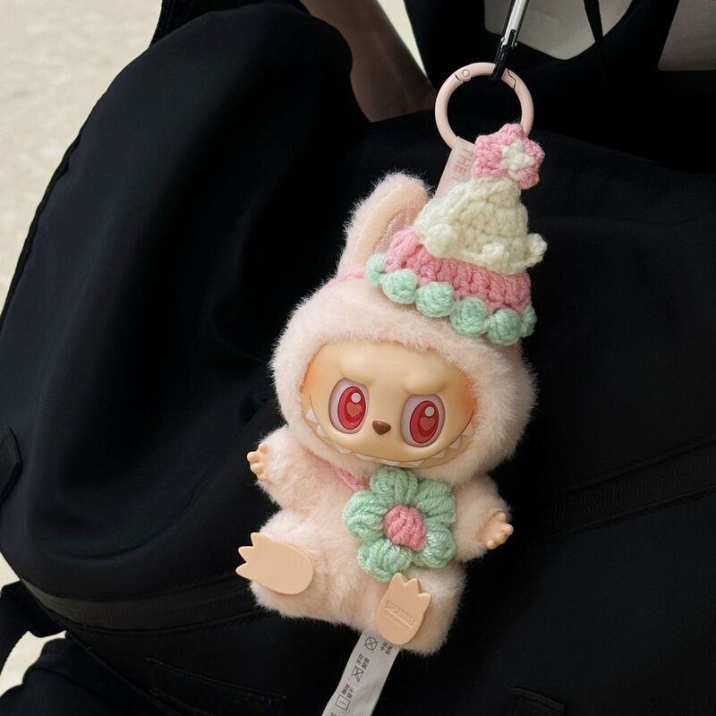 第一世代、第二世代、第三世代ラブブ座りパーティーベビー服バブルマットゴム人形ペンダント17センチラブブ服|undefined