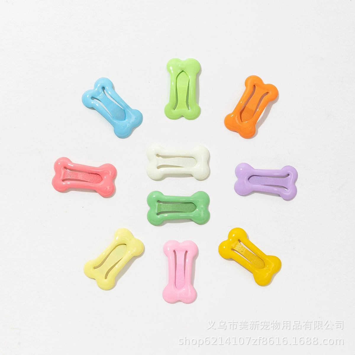 Собачий клип для волос мини-кости BB клип