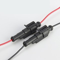 1P1.5 series HID plug 1-hole automotive waterproof connector male and female connector socket with wire