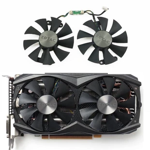 Подходит для ZOTAC/ZSOTAI GTX960 950 AMP EDITION вентилятор охлаждения видеокарты GA91S2H