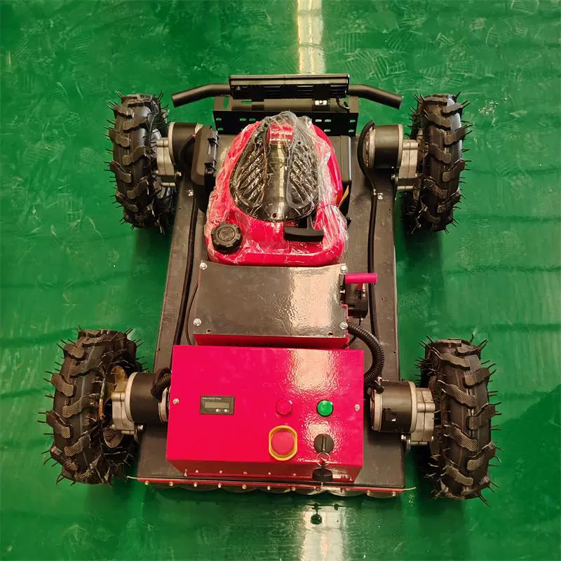 Дистанционное управление колесная газонокосилка садовый сад газон гербицид автоматическая портативная газонокосилка завод прямой поставки