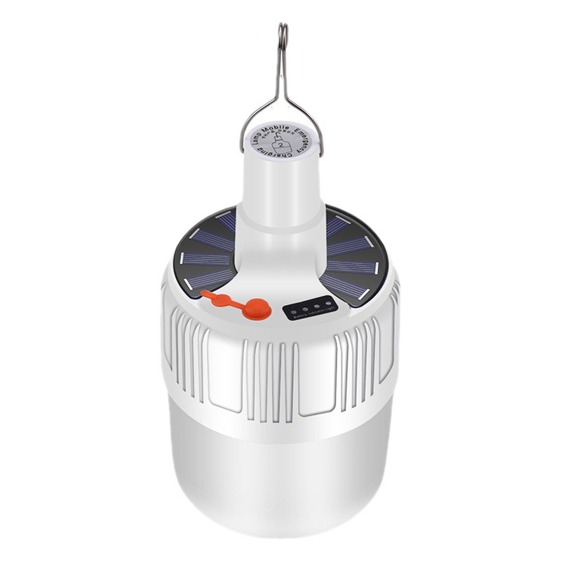 Transfronterizo Solar LED recargable bombilla de ahorro de energía de emergencia puesto de iluminación de emergencia mercado nocturno camping Luz de camping