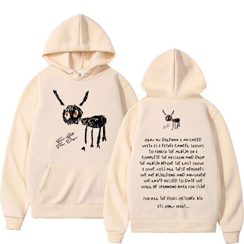 Drake for All The Dogs Letter Hoodie Men's Hip Hop
