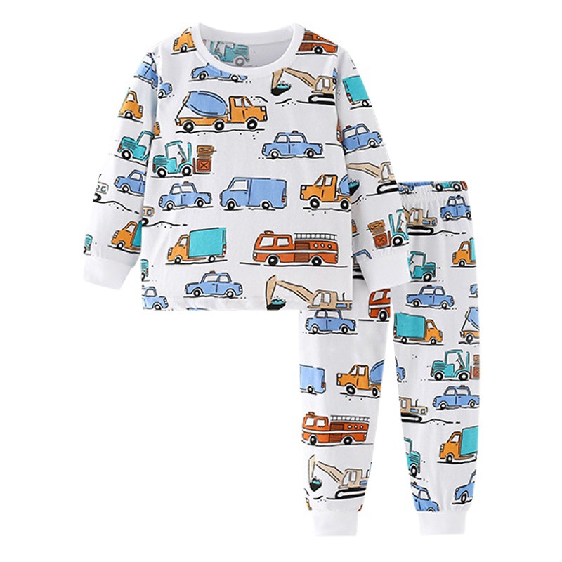 En stock malwee traje para niños otoño nuevo traje de dos piezas para niños europeos y americanos estilo occidental impreso pantalones de manga larga