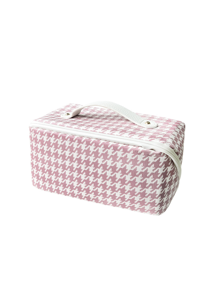 En stock pu impermeable bolsa de cosméticos de gran capacidad portátil de viaje bolsa de lavado de las mujeres portátil multifuncional bolsa de almacenamiento al por mayor