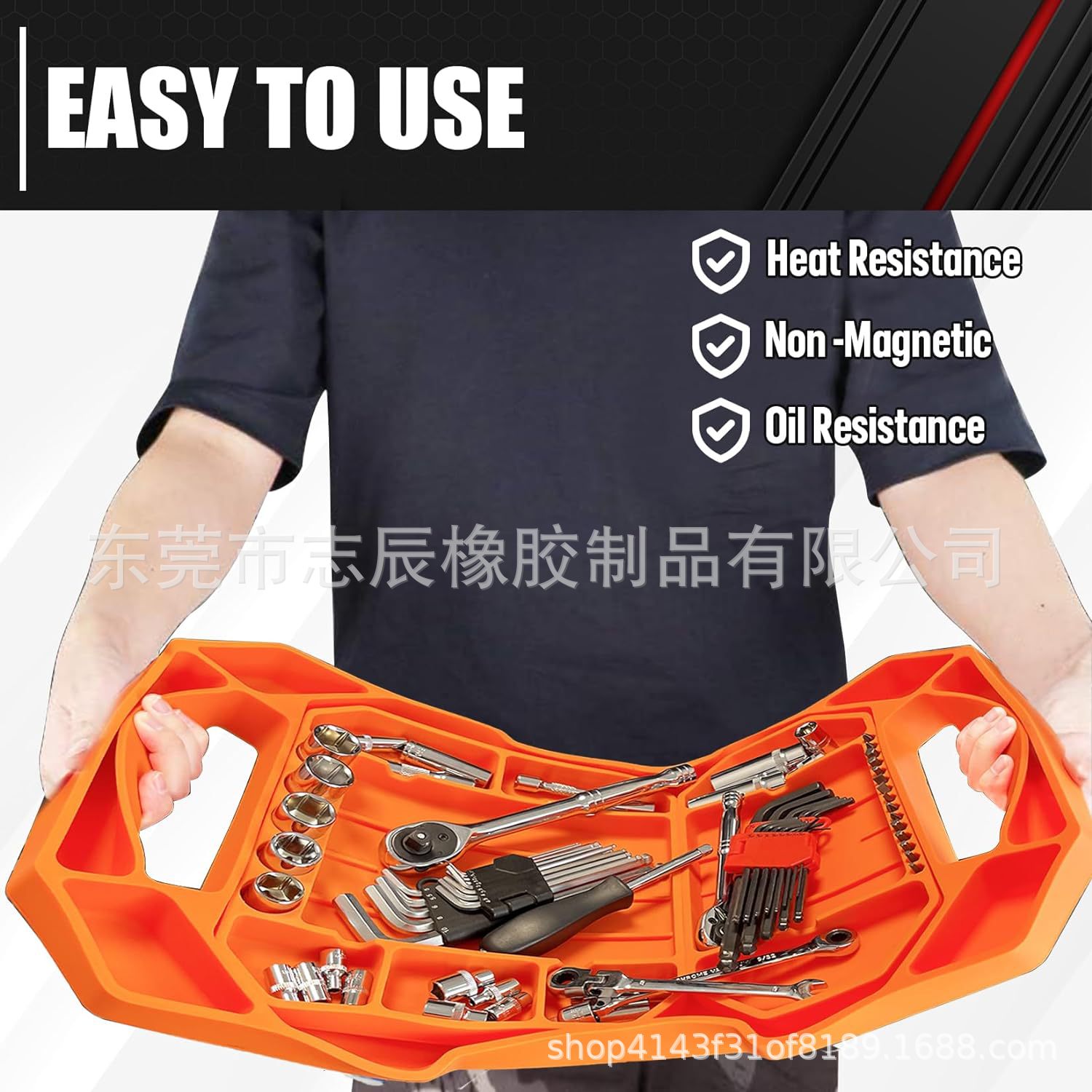 亚马逊新品防滑灵活的硅胶工具托盘 收纳 防 架托盘 存储  架 垫