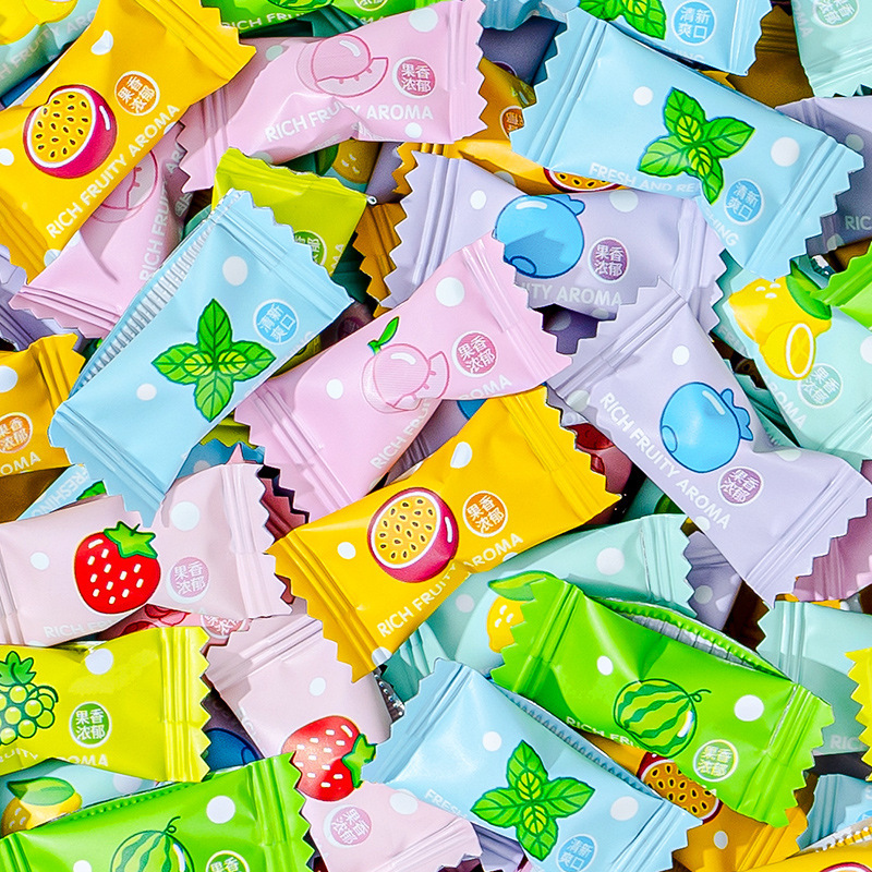 Wifi sugar-free vitamin C mint candy you cute fruit candy lemon fresh breath cool snacks with slices