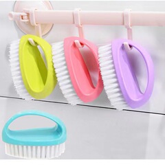 Elegant Egg-Shaped Cleaning Brush for Laundry, Shoes, and Other Household Uses - Multi-Functional Soft Bristle Small Board Brush