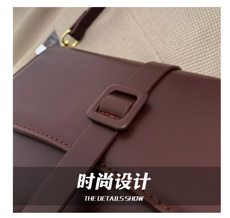 Fashion Pure Color Single Shoulder Bag display picture 5