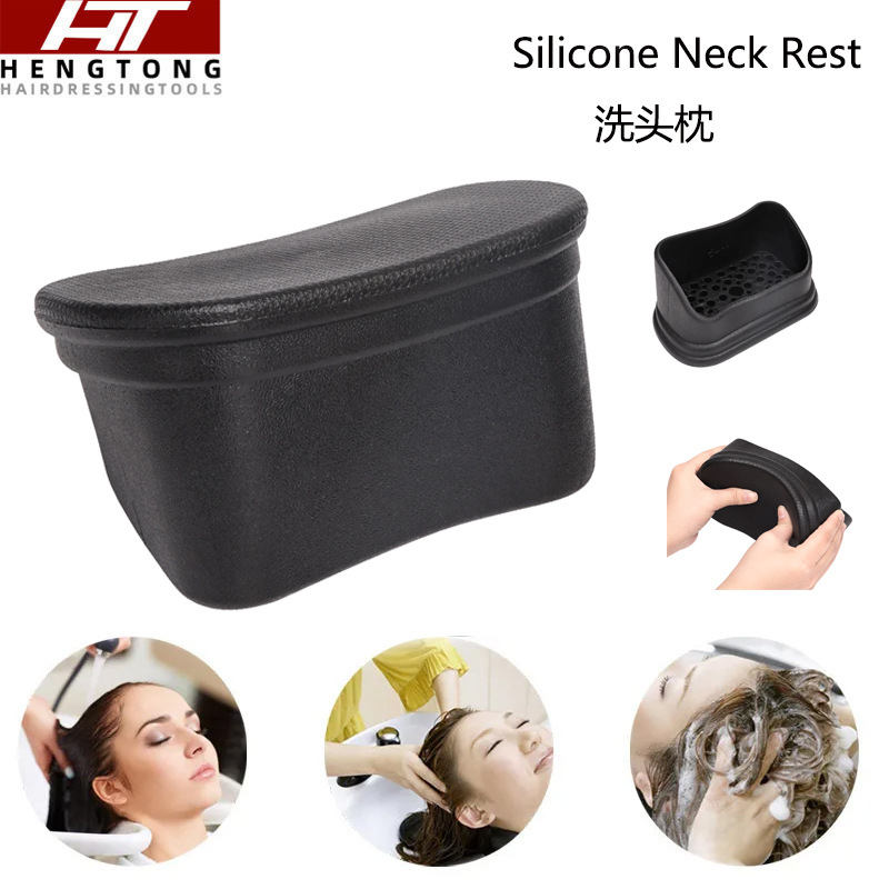 Cross-Border Shampoo Bed Pillow Cushion Thai Flush Bedside Pillow Barber Shop Accessories Hairdressing Shampoo Bed Thick Pillow Neck Pillow