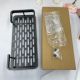 Classic black full plastic rectangular storage rack