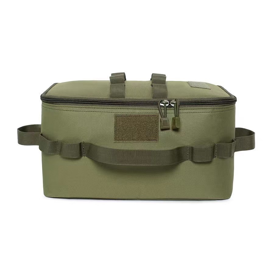Outdoor Lightweight and Satchel Camping Style Tableware Bag, Picnic Gas Stove Pot Cosmetics Bag, Multi-Purpose Tool Handbag, Miscellaneous Bag